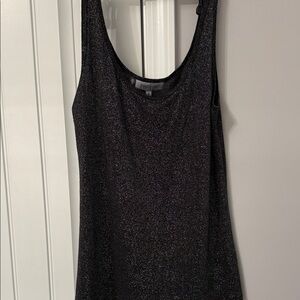 Jennifer Lopez Black Sparkle Tank Top
